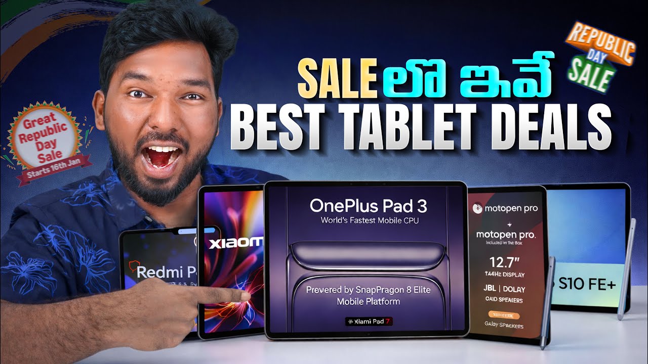 Best Tab Deals in Amazon & Flipkart Republic Day Sale