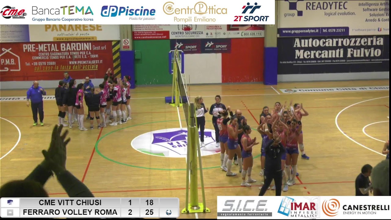 COPPA ITALIA  -   CME VITT CHIUSI  VS  FERRARO VOLLEY ROMA