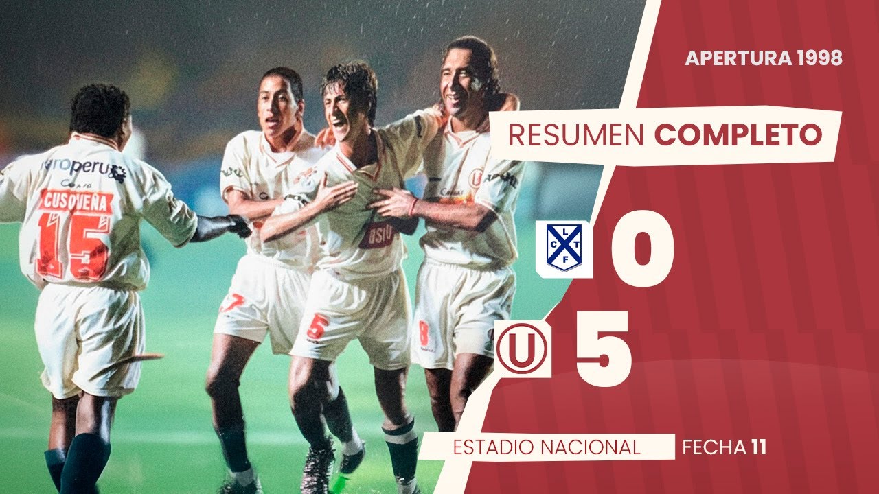 Lawn Tennis 0-5 Universitario | Resumen | Fecha 11 - Apertura | 1998 ⚽🎞