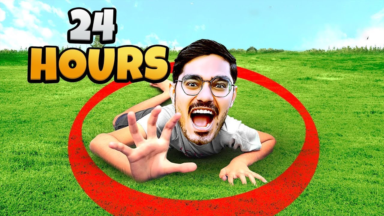 Living 24 Hours Straight in a Circle Challenge   24 घंटे इस से बाहर नहीं आ सकता   Very Hard