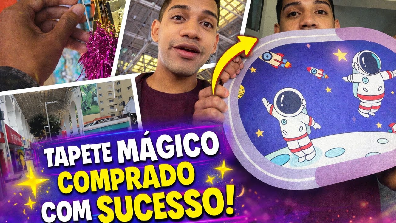 VLOG NO CENTRO: COMPREI O TAPETE MAGICO E MAIS!