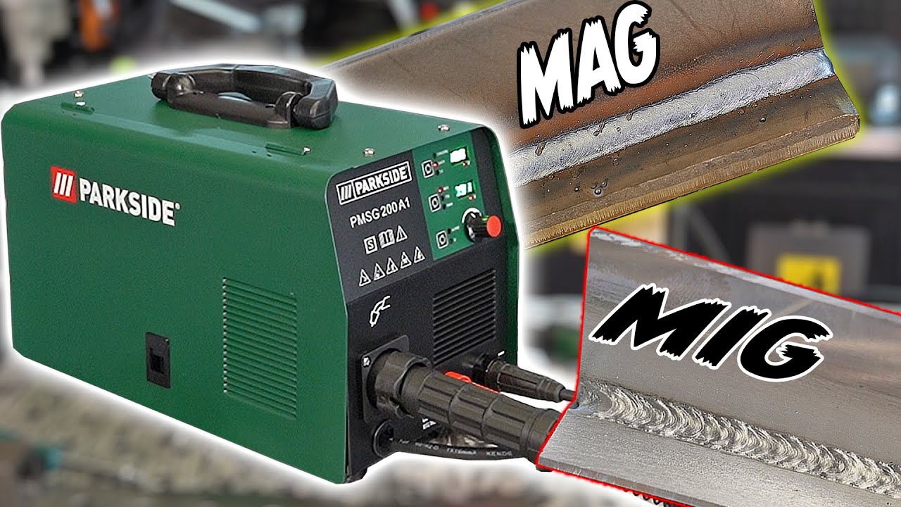 4 in 1 Schweißgerät für 200 Euro? Mig Mag Wig Elektrode? | Lidl Parkside multischweißgerät pmsg 200