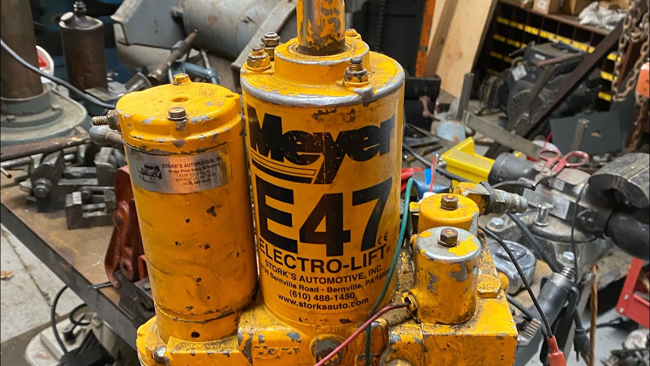 Quick snow plow pump assembly repair