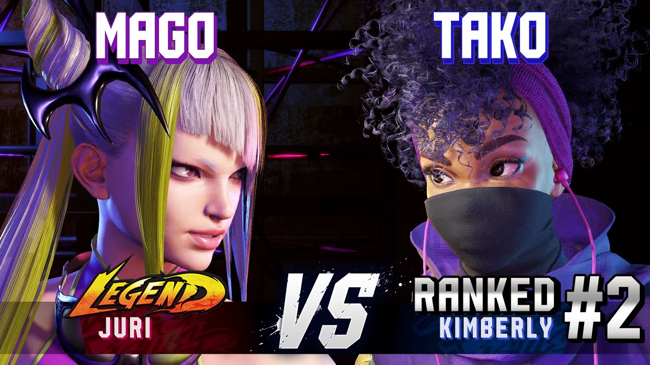 SF6 ▰ MAGO (Juri) vs TAKO (#2 Ranked Kimberly) ▰ High Level Gameplay
