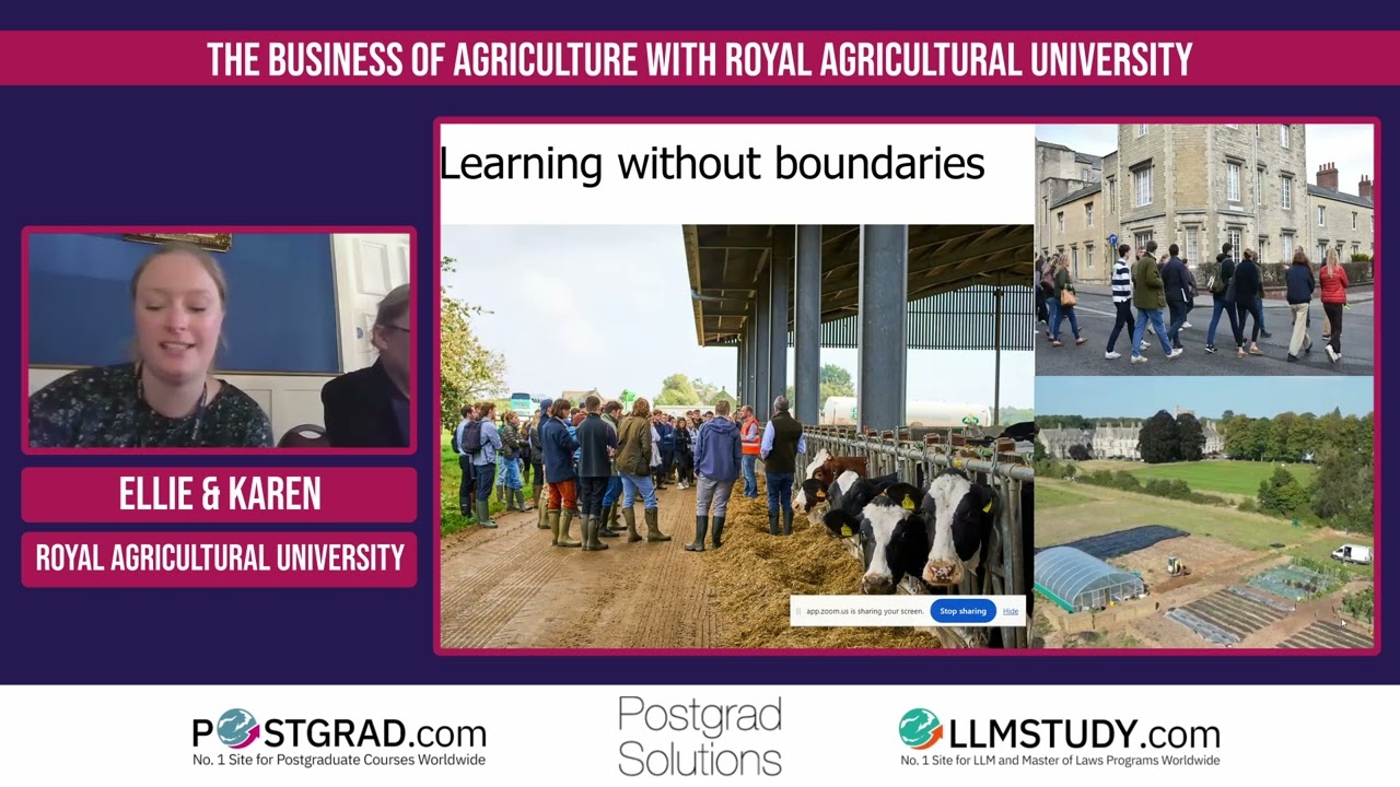 Postgrad Insights   The Business of Agriculture with RAU