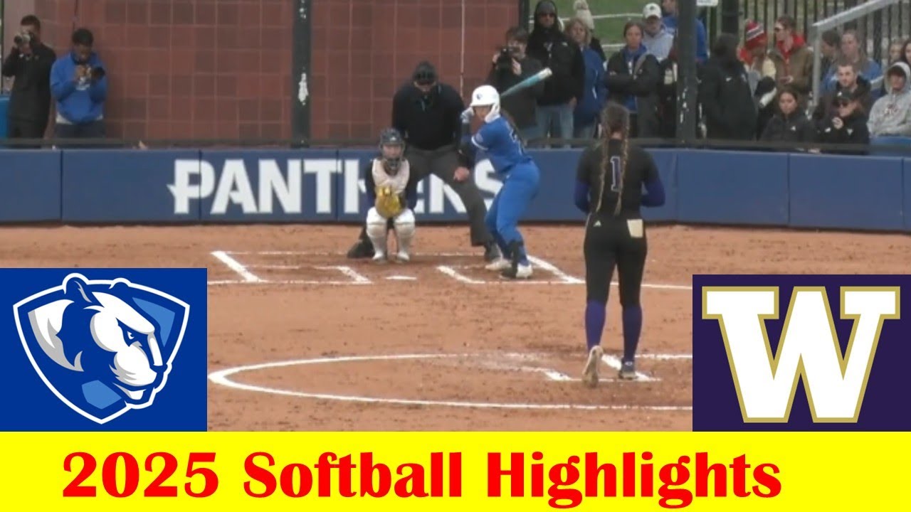 Washington vs Eastern Illinois Softball Game Highlights 3 27 2025