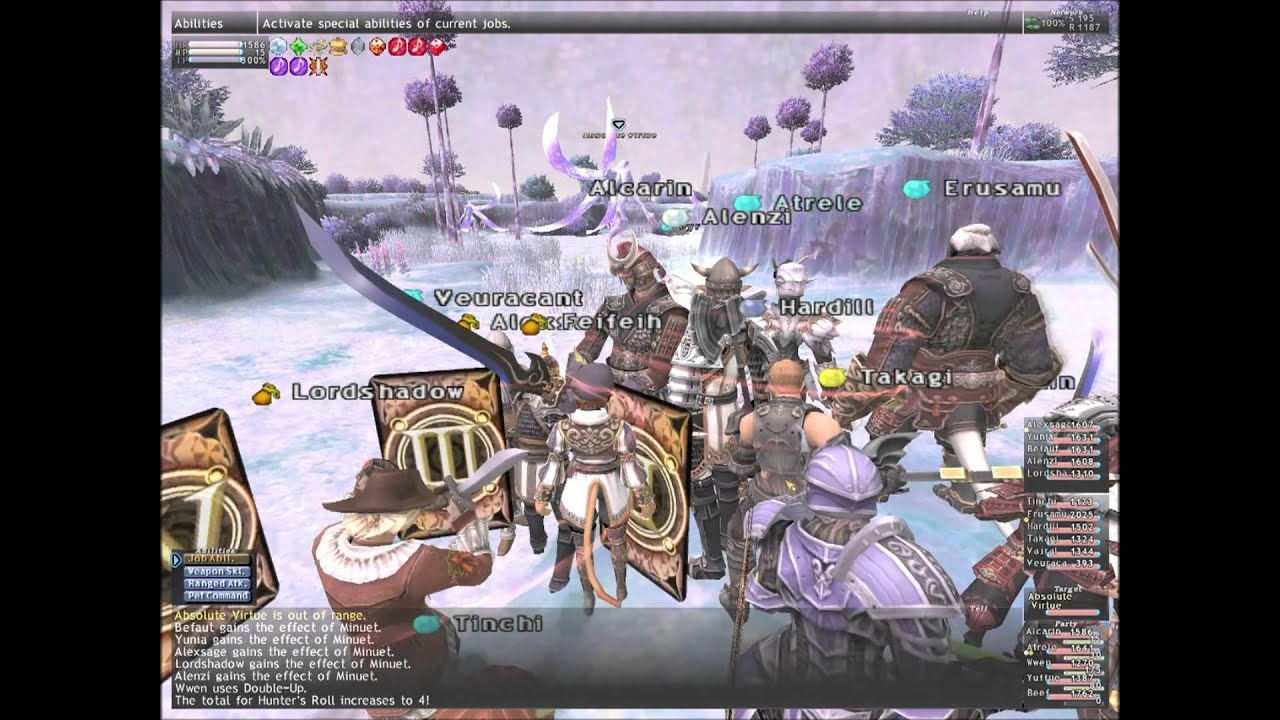 Final Fantasy XI - Absolute Virtue Defeated / Ragnarok Server