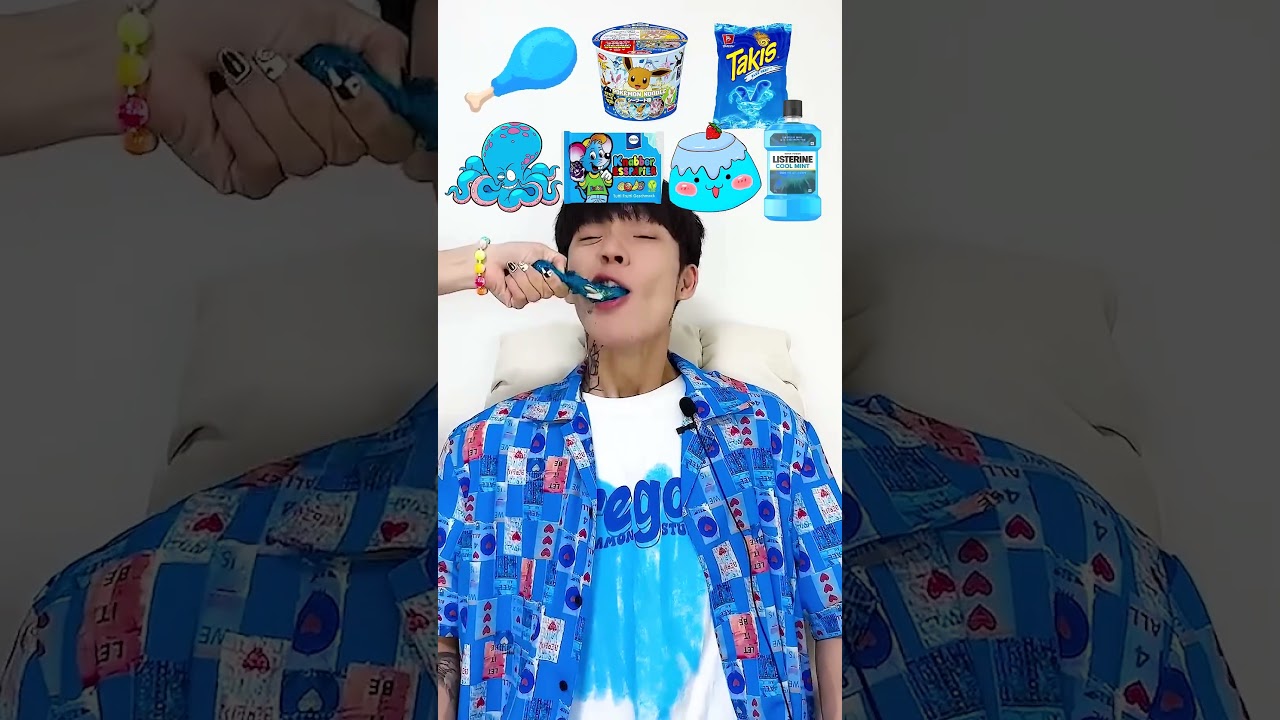 Синие куриные крылышки 