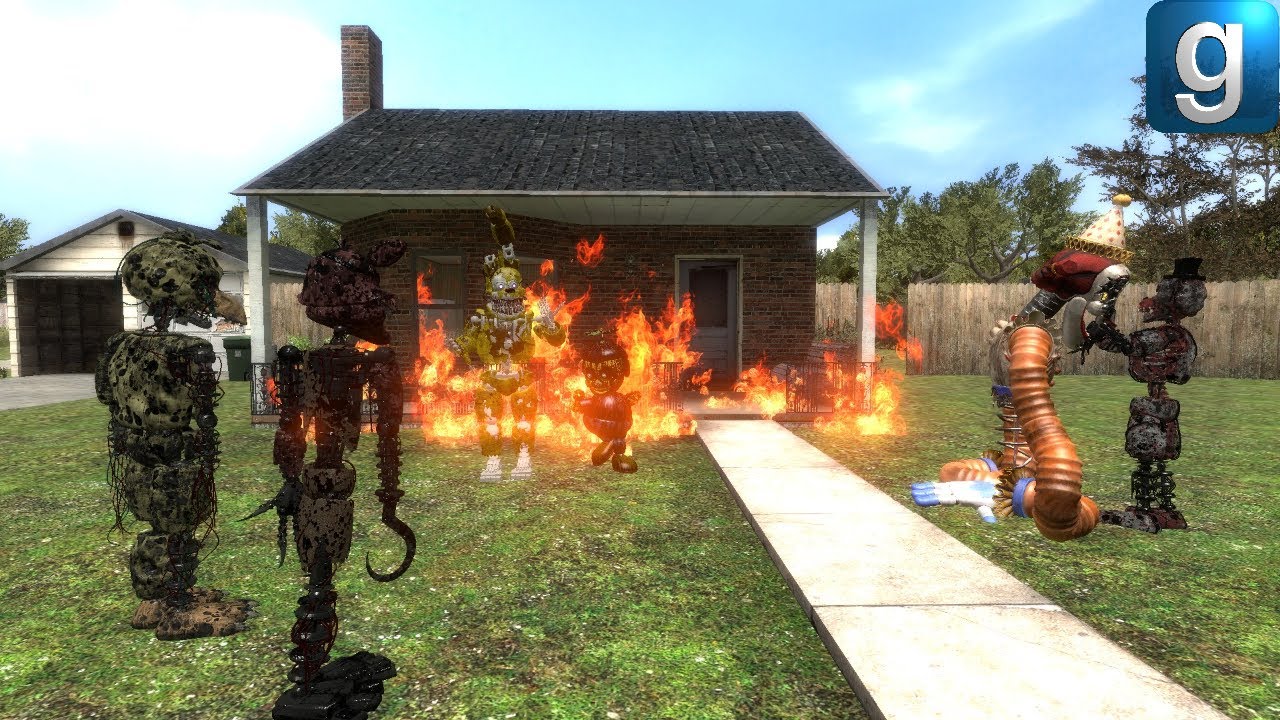 GMOD FNAF | The Attack on Dimension 101 / The River Town 10