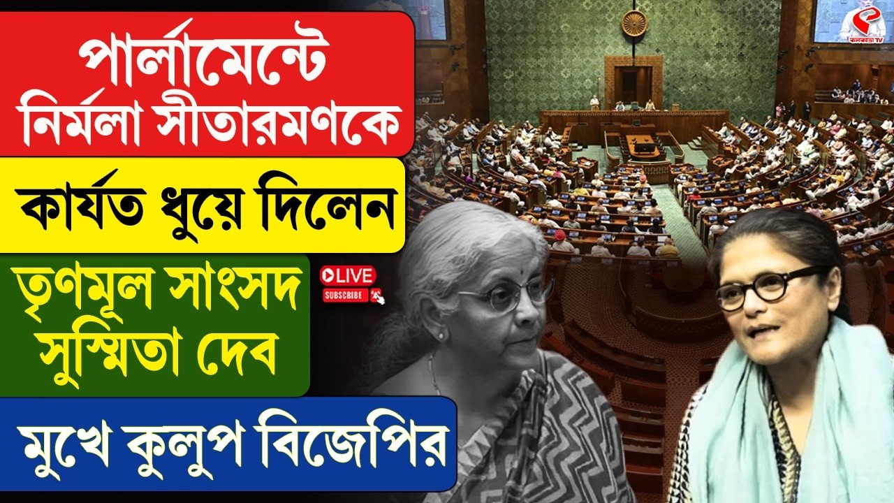 Parliament | পার্লামেন্টে নির্মলা সীতারমণকে কার্যত ধুয়ে দিলেন তৃণমূল সাংসদ সুস্মিতা দেব