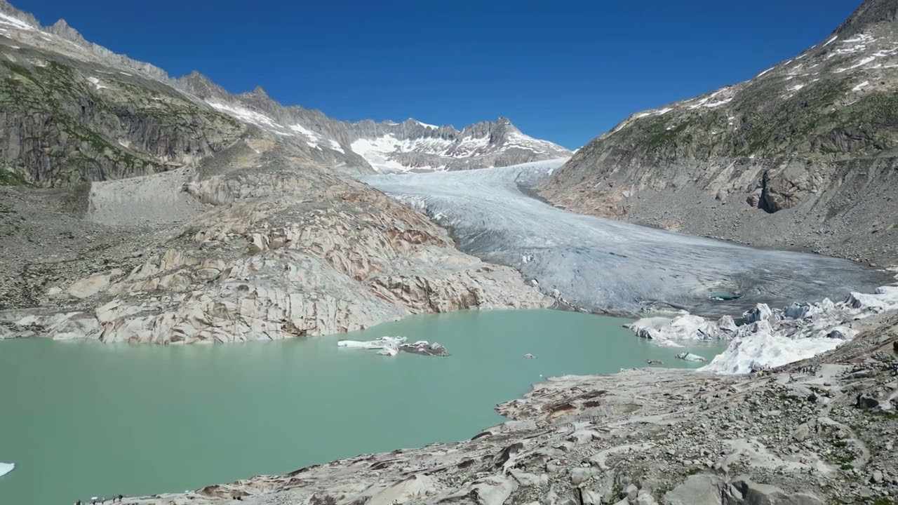 Rhonegletscher - Schweiz, Kanton Wallis