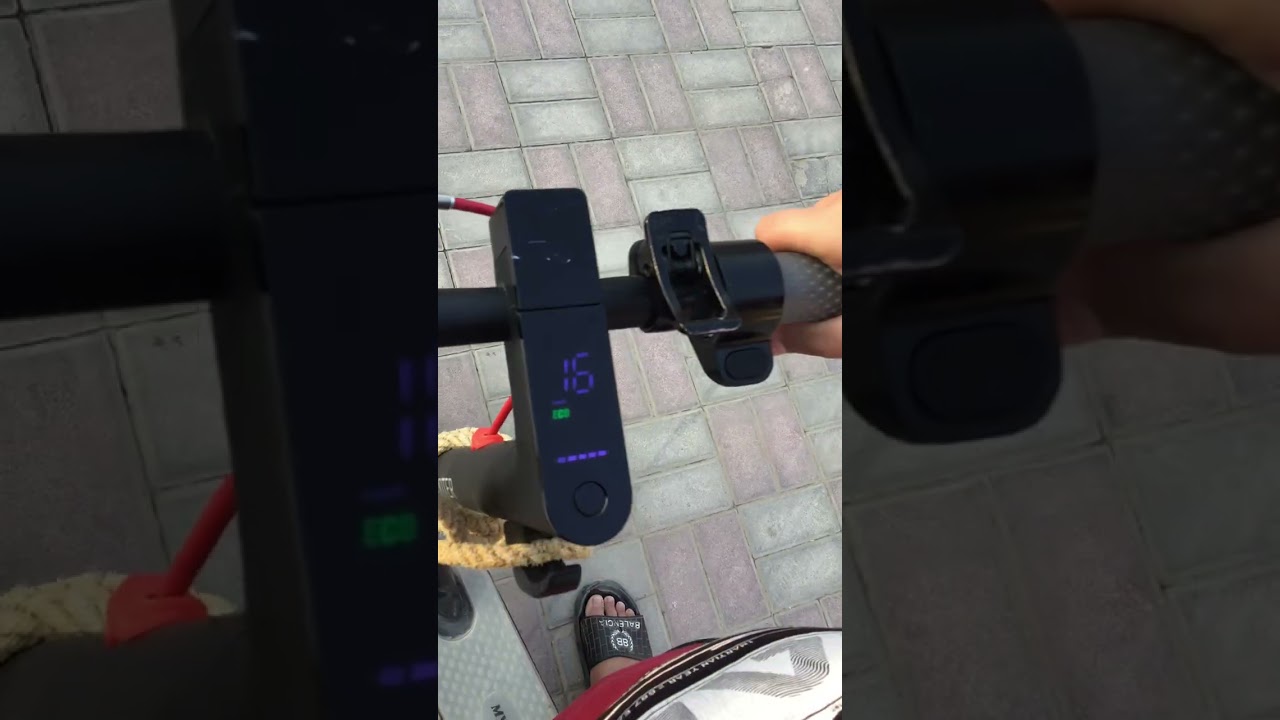 My toys Electric scooter speed test
