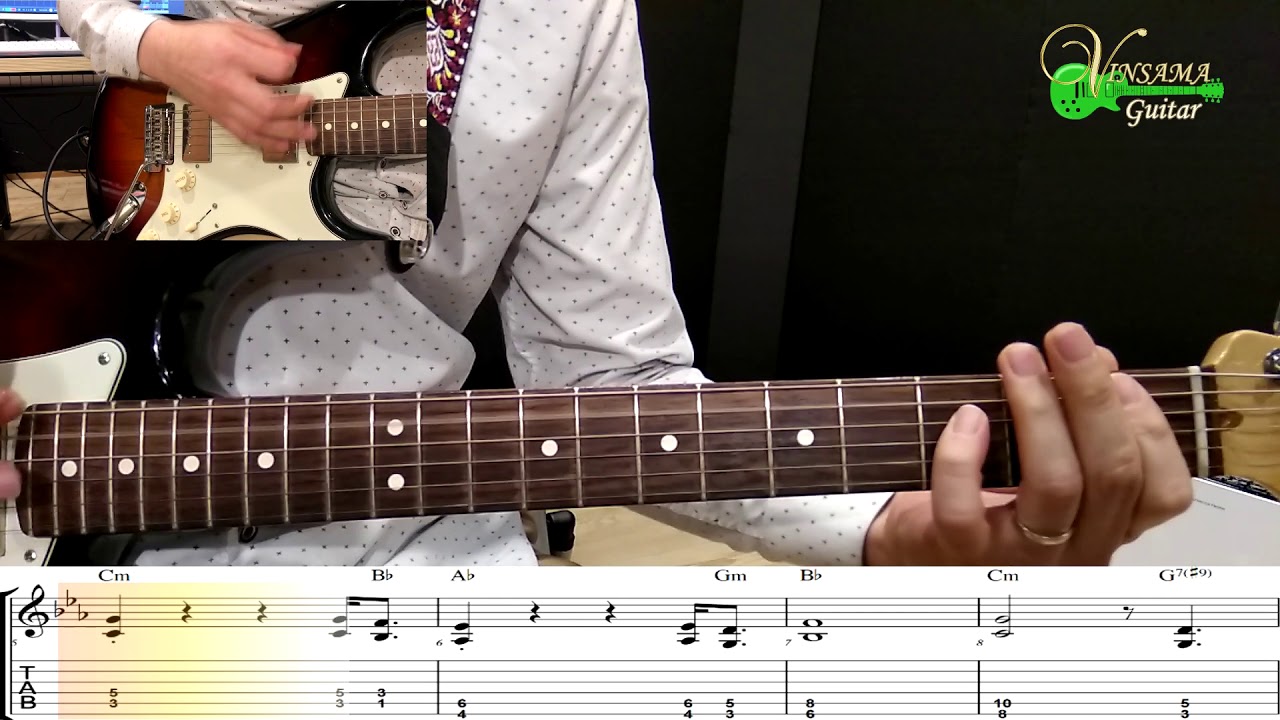 [저 바다에 누워] 높은음자리 - 기타(연주, 악보, 기타 커버, Guitar Cover, 음악 듣기) : 빈사마 기타 나라