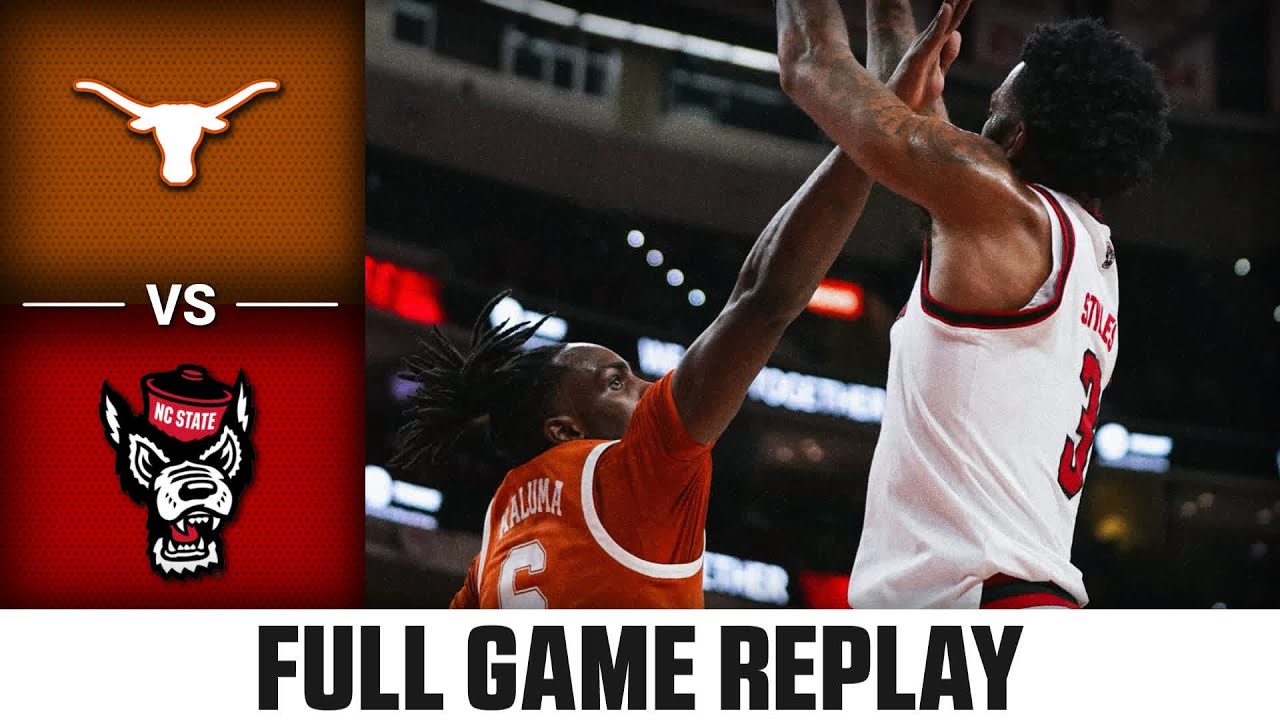 Texas vs. NC State Full Game Replay | 2024-25 ACC Men's Basketball