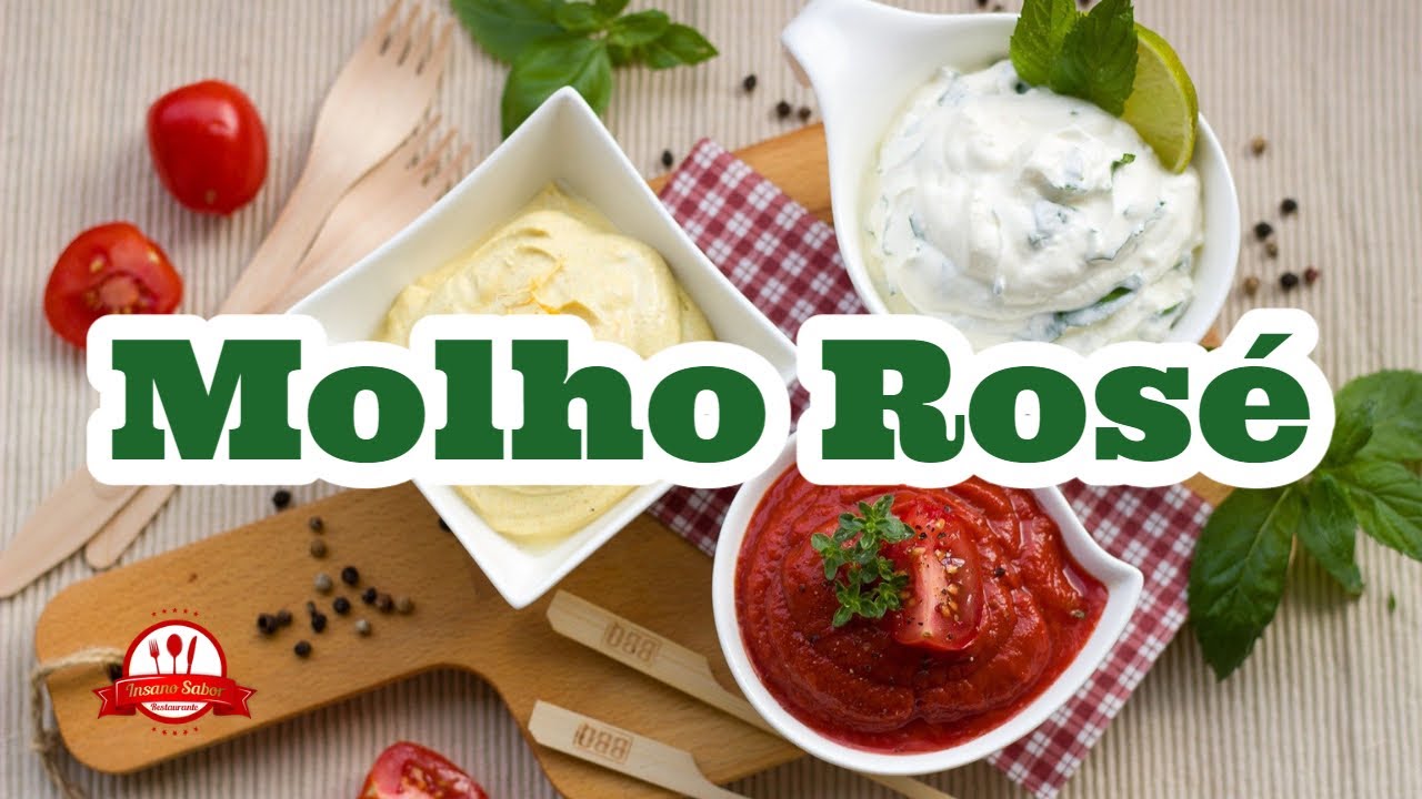 Receita F&aacute;cil de Molho Ros&eacute; [Receita F&aacute;cil]