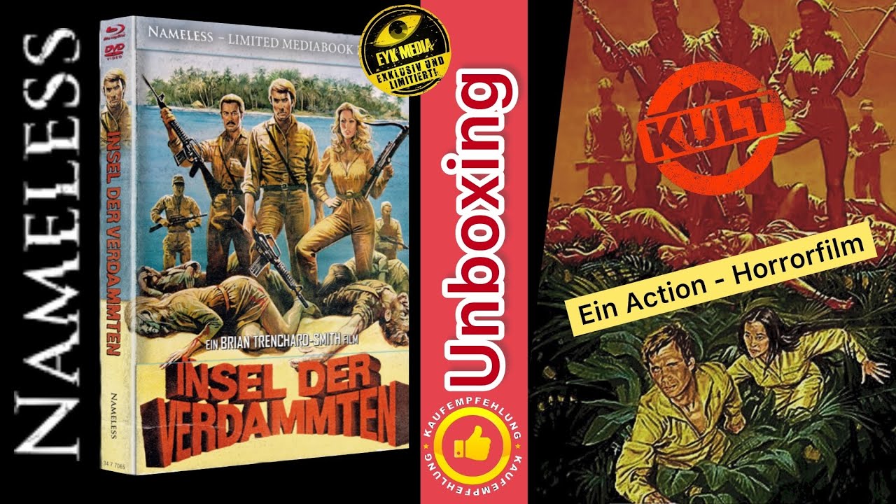 Insel der verdammten - NAMELESS & EYK MEDIA -  Mediabook Cover B 333 - Unboxing - EIN KULTSCHÄTZEN 💚