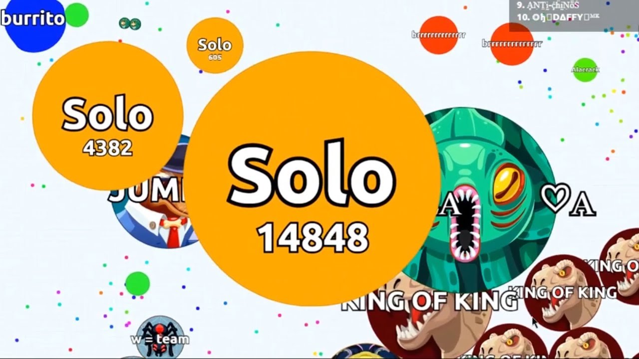 Agar.io - Destroying Slow Teams in FFA