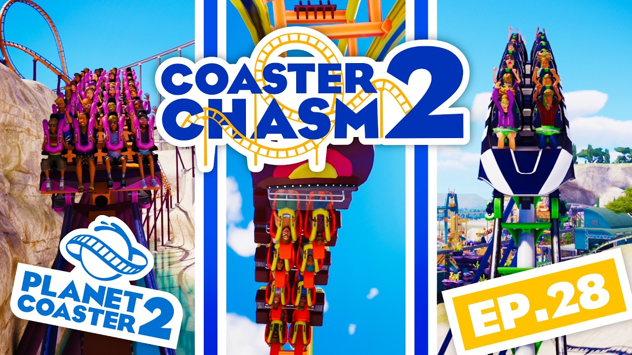 So. Many. Coasters. Conquering Coaster Chasm's Insane Goals | Planet Coaster 2 | Ep. 28