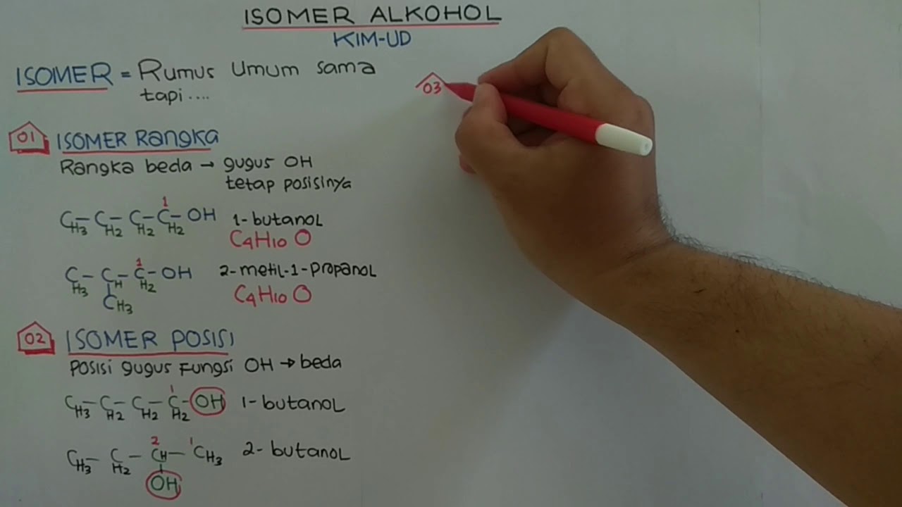 ISOMER AlKOHOL