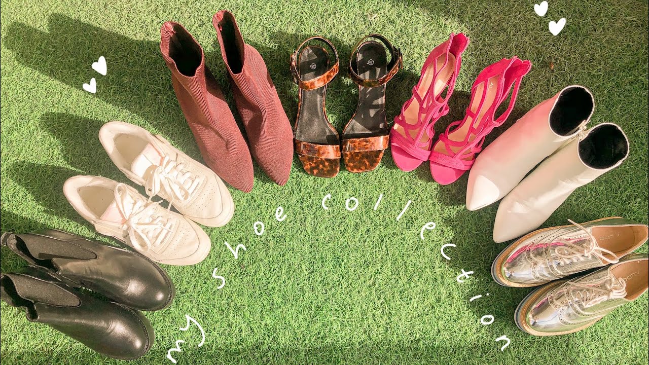 MY ENTIRE SHOE COLLECTION 2020 * sneakers/boots/heels you name it I got it *
