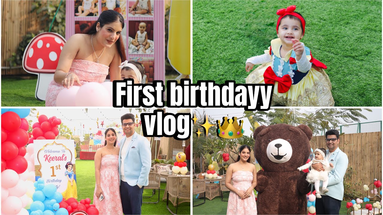 Keerat’s first birthday✨👑 #birthdayvlog #birthdaycelebration 
