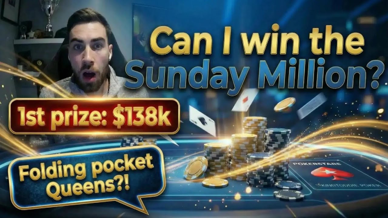 Sunday Million deep run with $138,000 up top! (Online Poker Tournament Highlights)