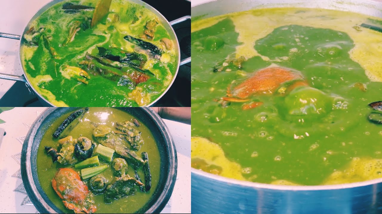 The Best Ebunaebunu Nkwan 
🇬🇭Green Soup Recipe- Kontomire Soup