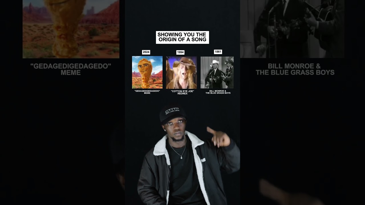 Showing You The Origin Of A Song: Rednex Cotton Eye Joe (Meme Version) Gedagedigedagedo #shorts