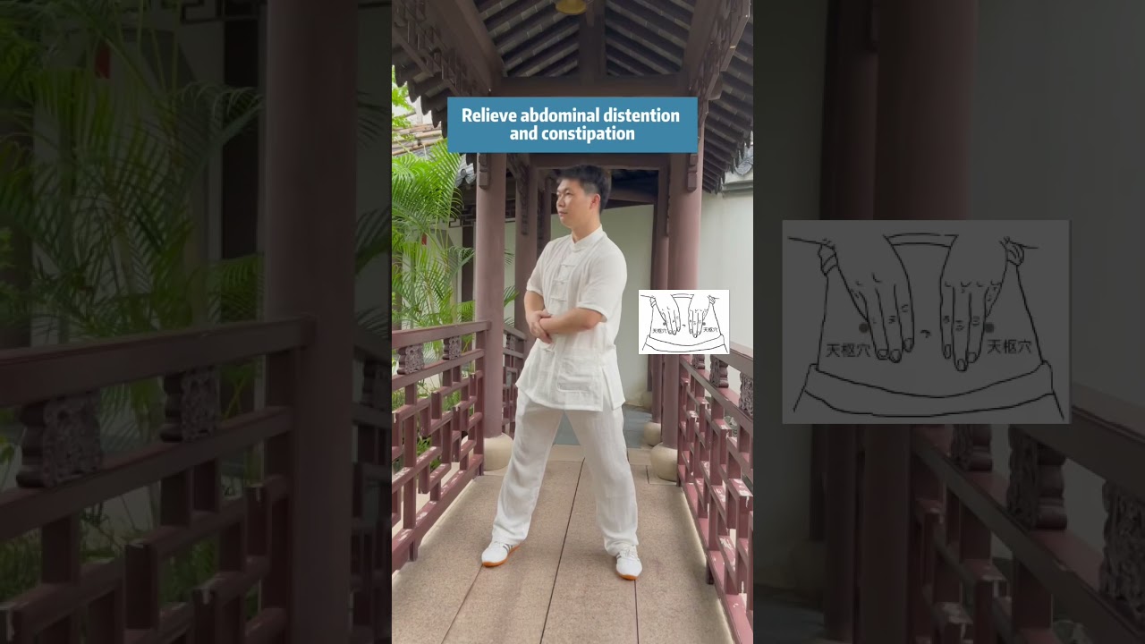 Exercise For relieve abdominal distension and constipation #constipation #exercisetips #health #tcm