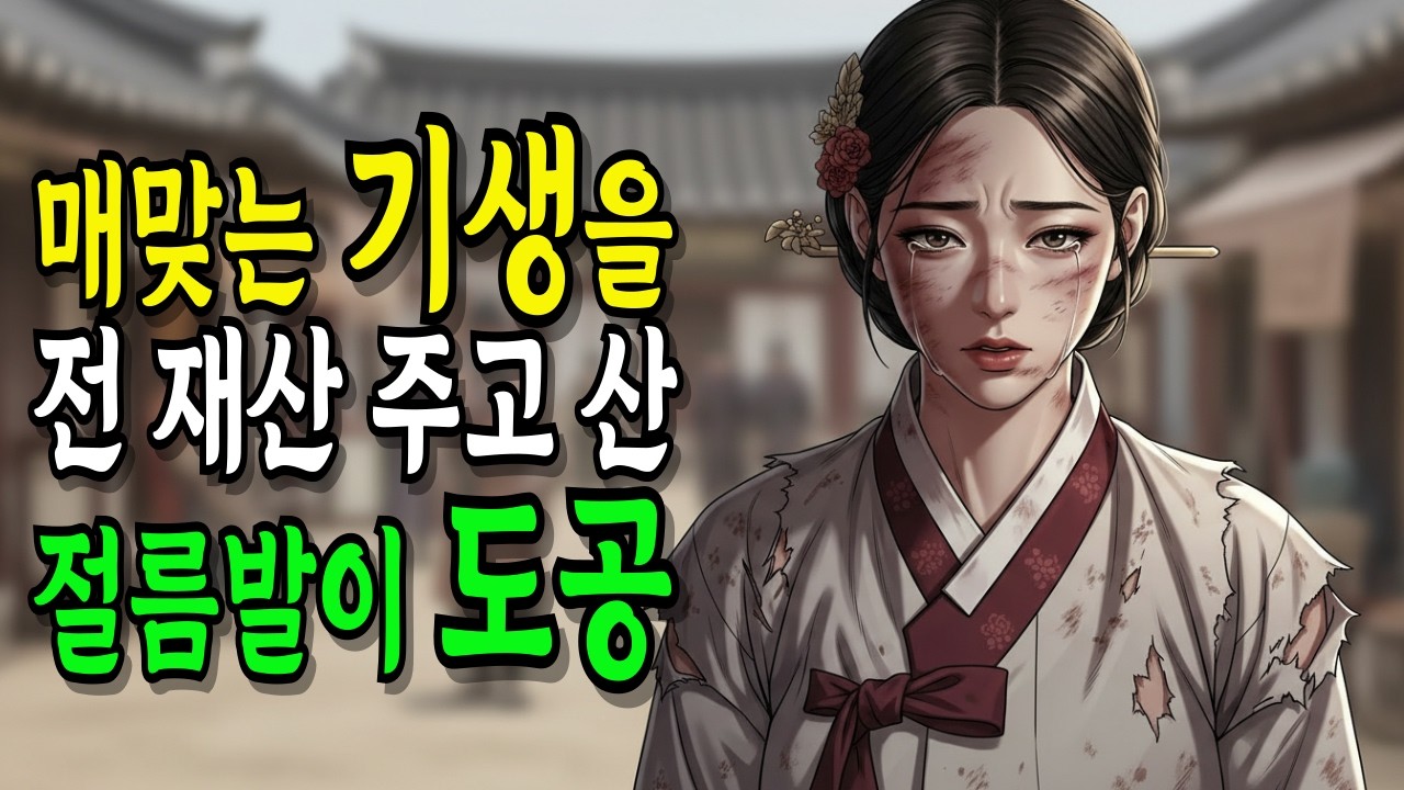 매 맞는 기생을 전 재산을 주고 산 절름발이 도공 | 전설 | 야담 | 옛날이야기 | 감동스토리 |