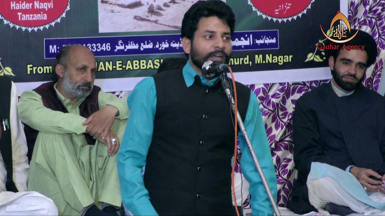 Sharar Naqvi l Jashn-e-Fatima Zehra s.a. l Budeena, Muzaffarnagar l 2017 l 1438 H.