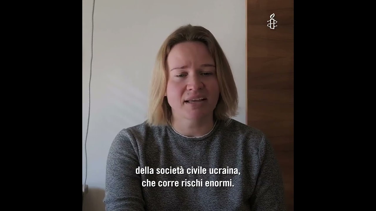 Il messaggio all'Onu di Oksana Pokalchuk, direttrice di Amnesty International Ucraina