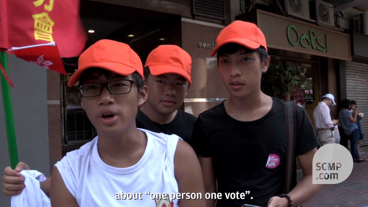 Why Anti-Occupy Central demonstrators occupied Central, the answer is unclear to them