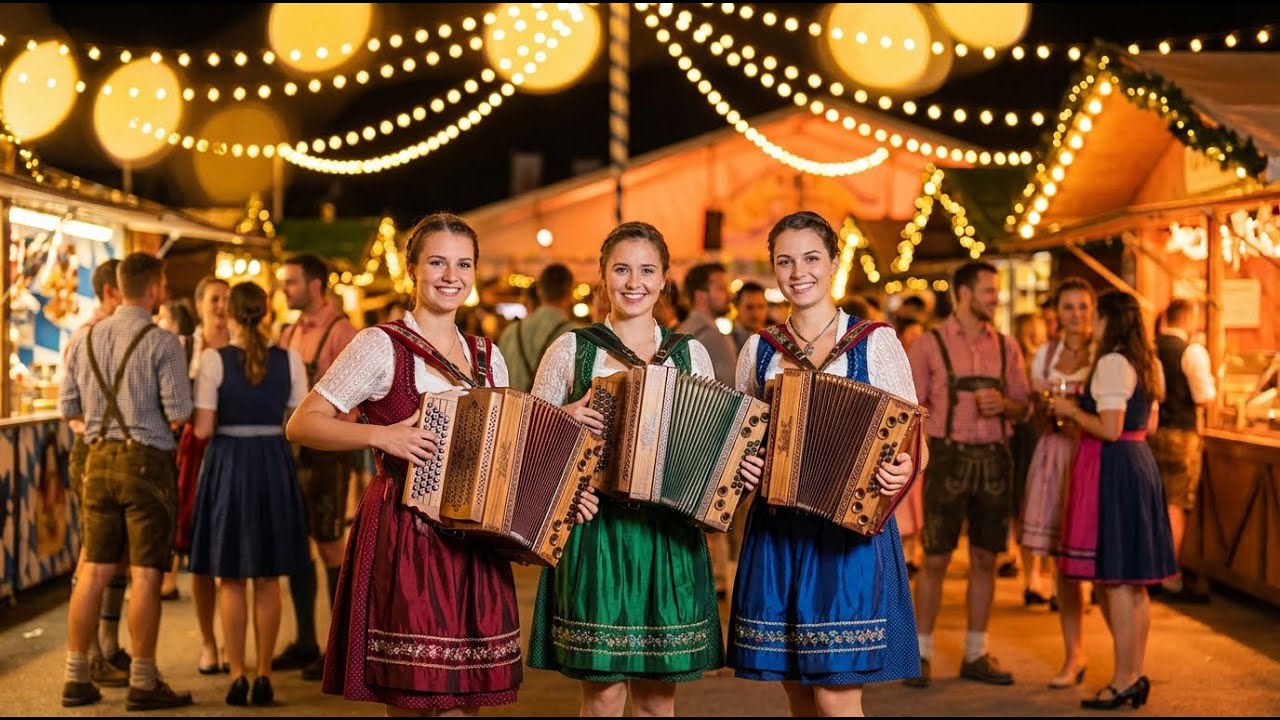 German Alps Festival 🎵 Polka, Waltz & Traditional Brass Band Joy | Bavarian Volksmusik Celebration