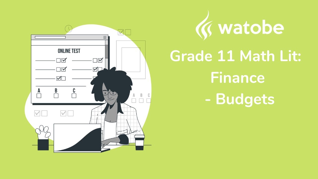 Grade 11 - Finance Math Literacy (budgets)