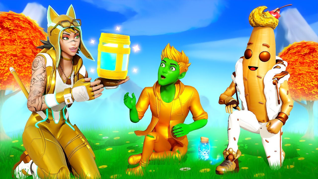 Ich werde ADOPTIERT von der GOLDENEN FAMILIE in Fortnite!