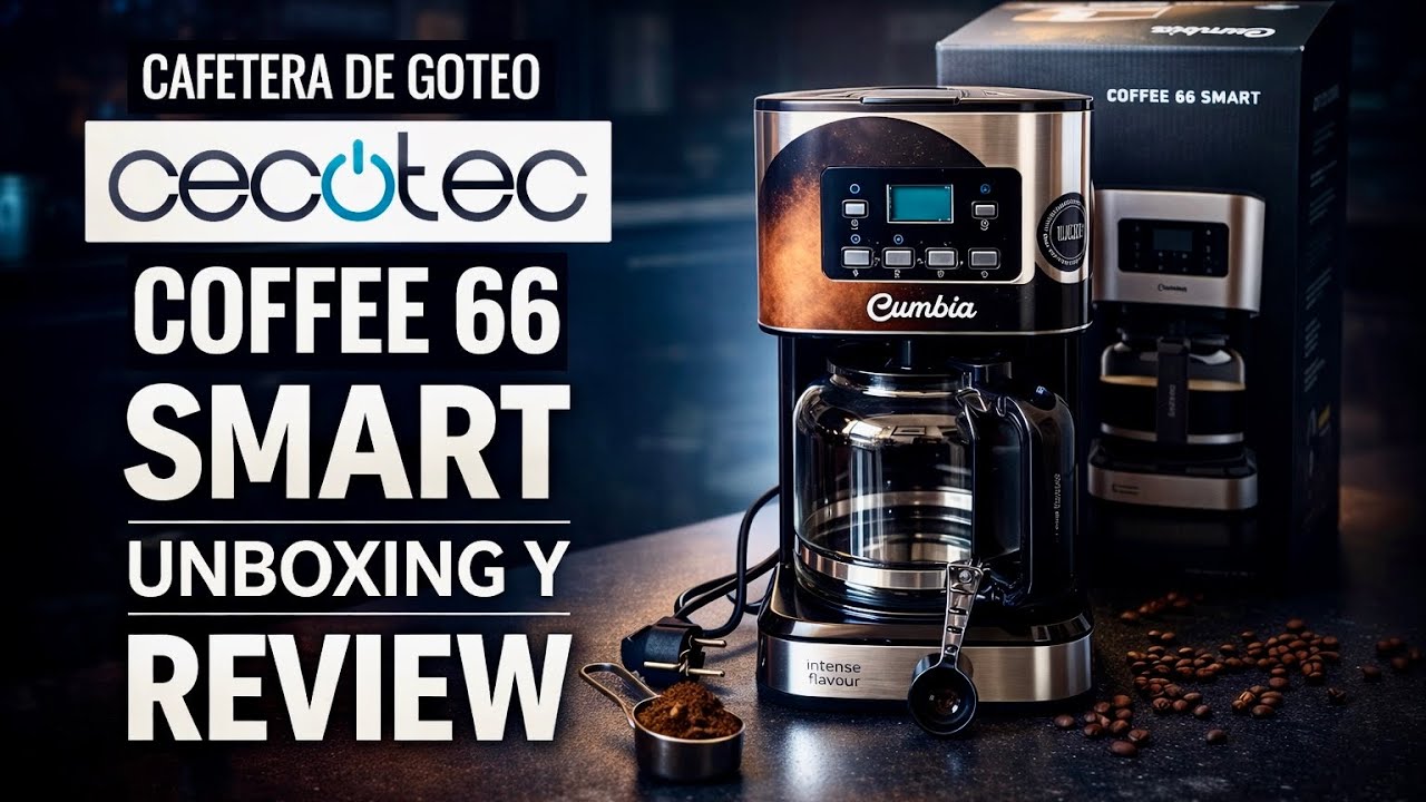 Cafetera CECOTEC Coffee 66 Smart, Unboxing y Review