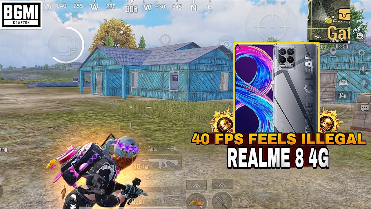 40 fps  gameplay 🥷- 5Finger+Gyro - BGMI