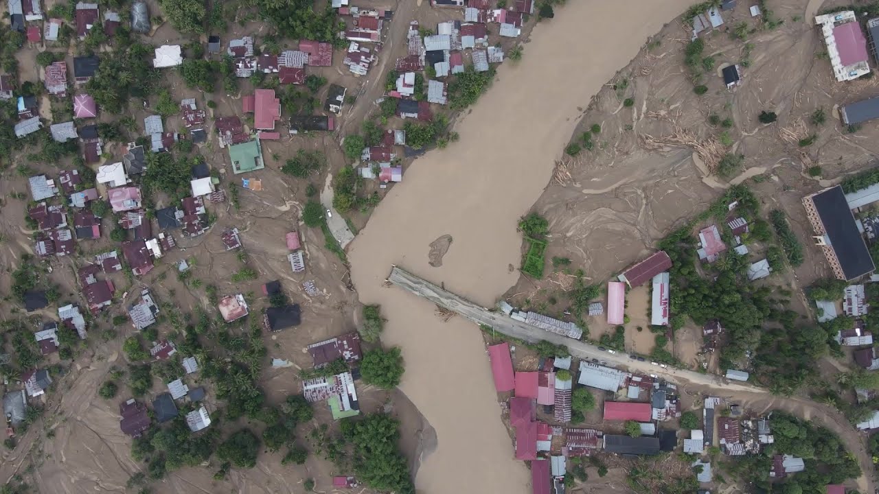 Drone footage of flood damage in Aceh as Indonesia steps up response | AFP