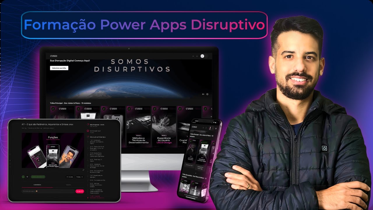 Lançamento Formação Power Apps Disruptivo - Ao vivo - Aula Inaugural