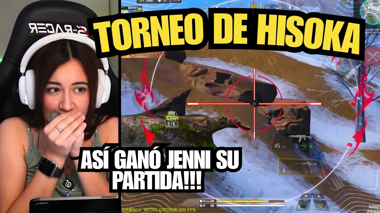 JENNI GANA SU TERCERA PARTIDA!!! - TORNEO DE HISOKA - CALL OF DUTY MOBILE
