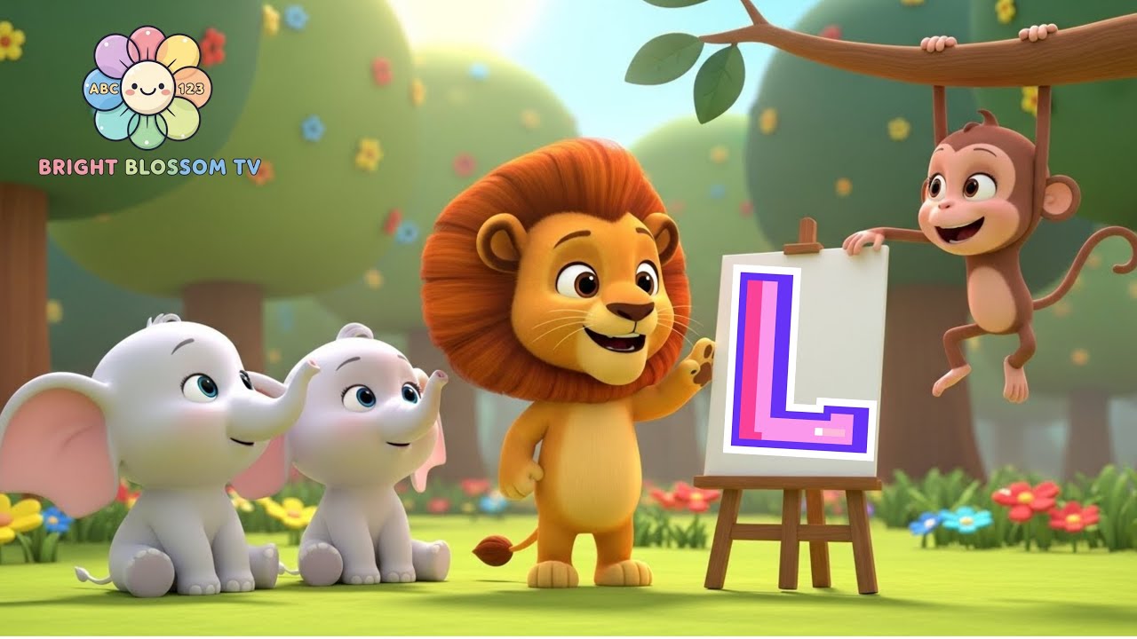 Learn Letter L | L for Lion 🦁 | ABC Learning for Toddlers