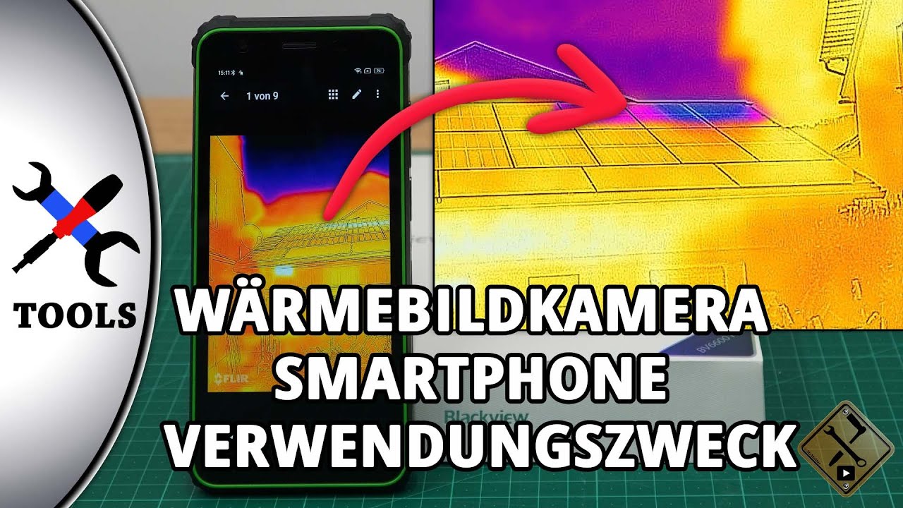 Wärmebildkamera im Smartphone was kann man alles damit machen? (Blackview BV6600 PRO test FLIR)