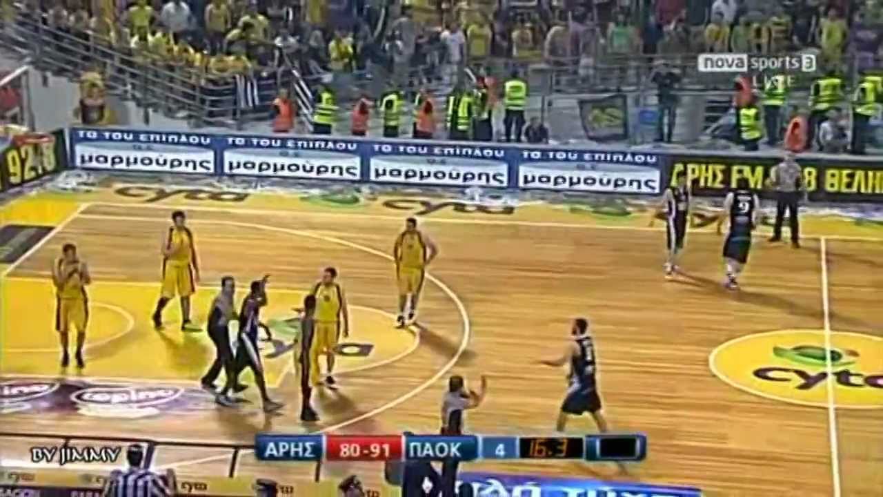 ARIS PAOK 80-91 (2010/11 PLAY OFF 4)