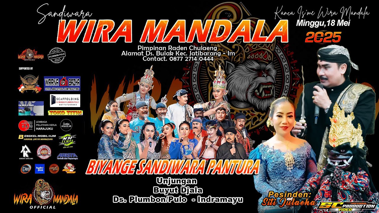 LIVE SANDIWARA WIRA MANDALA | UNJUNGAN BUYUT DJALA | PLUMBON/PULO 18 MEI 2025 #MALAM