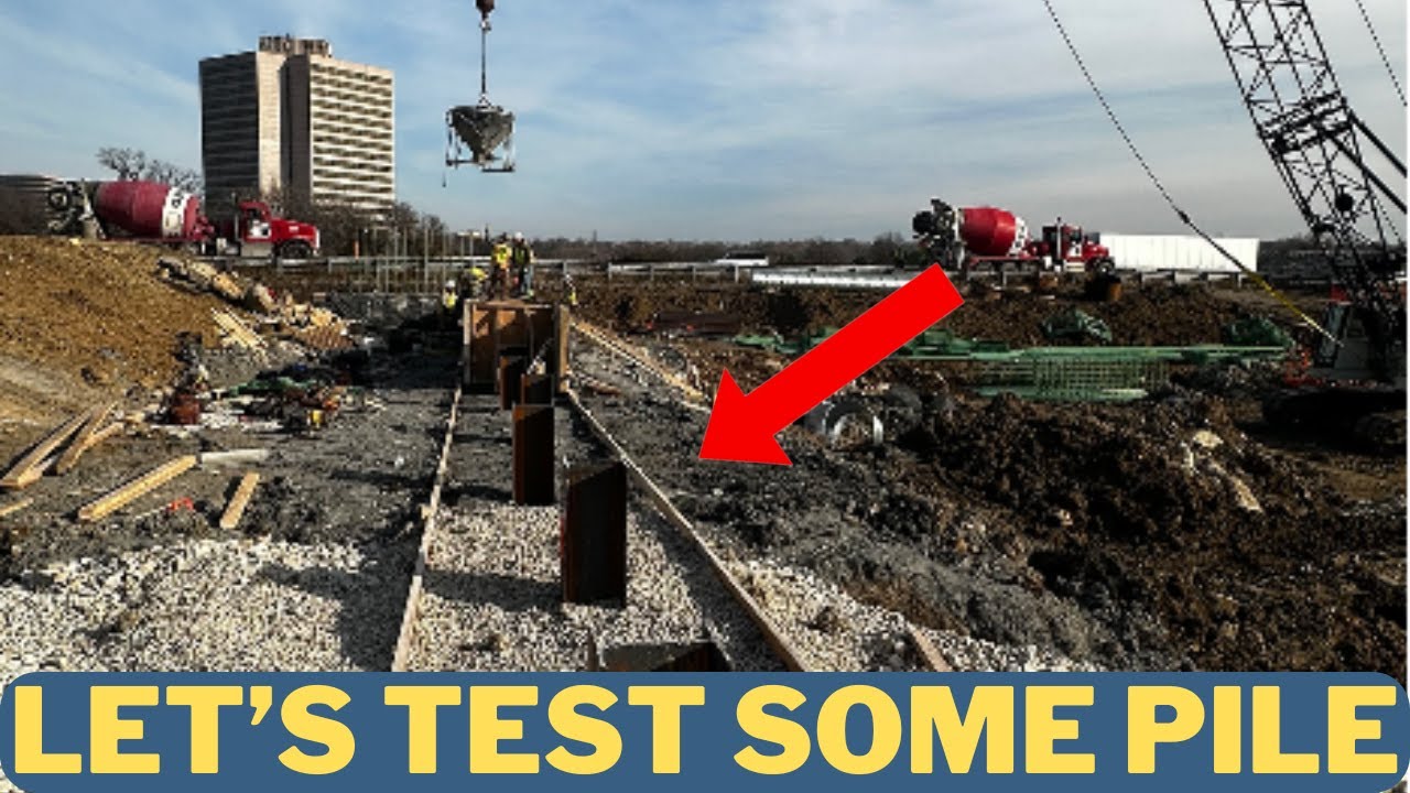 What Does it Take to Drive and Test a Pile for a Bridge During Construction?