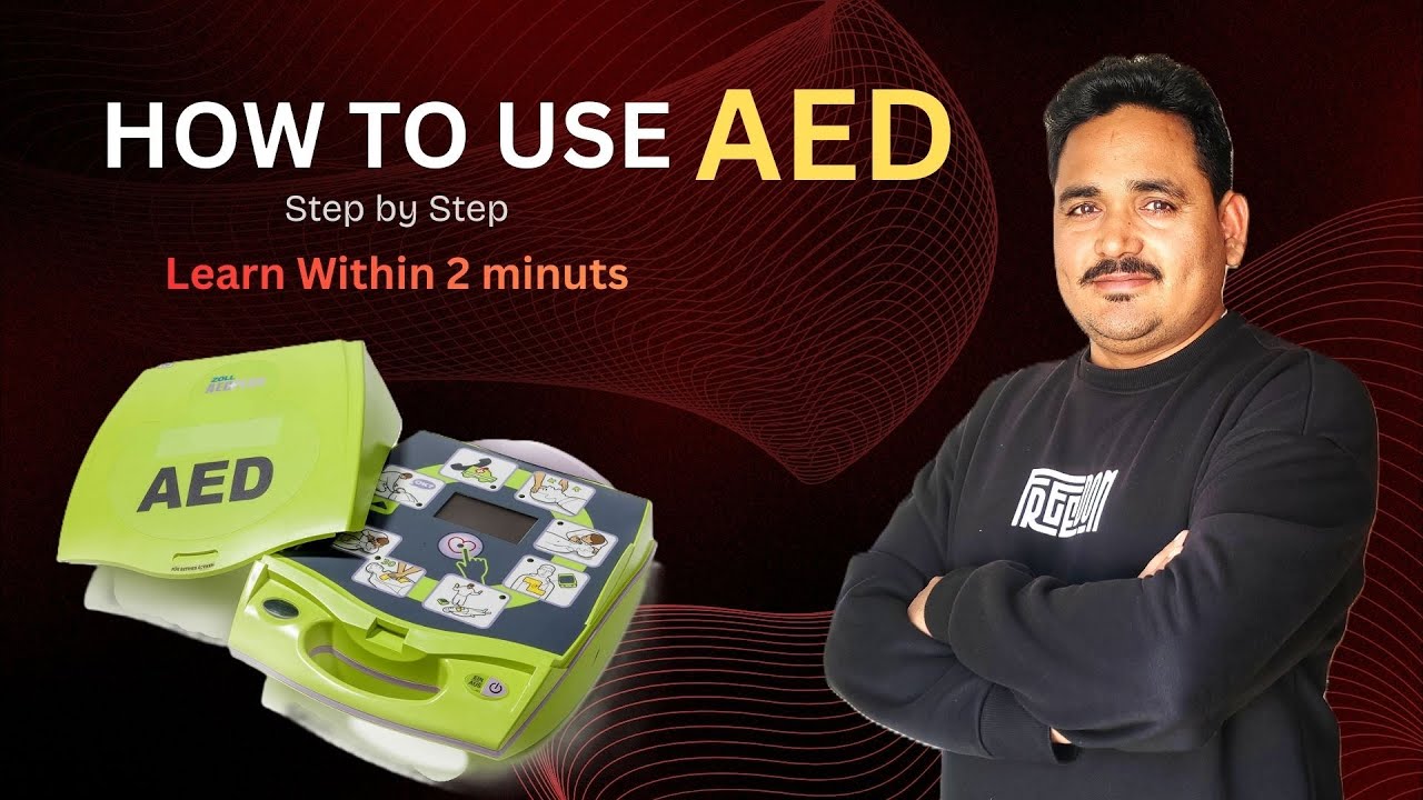 How to use AED step by step process wiyh in 2 minutes | Use of AED #Automated External Defibrillator