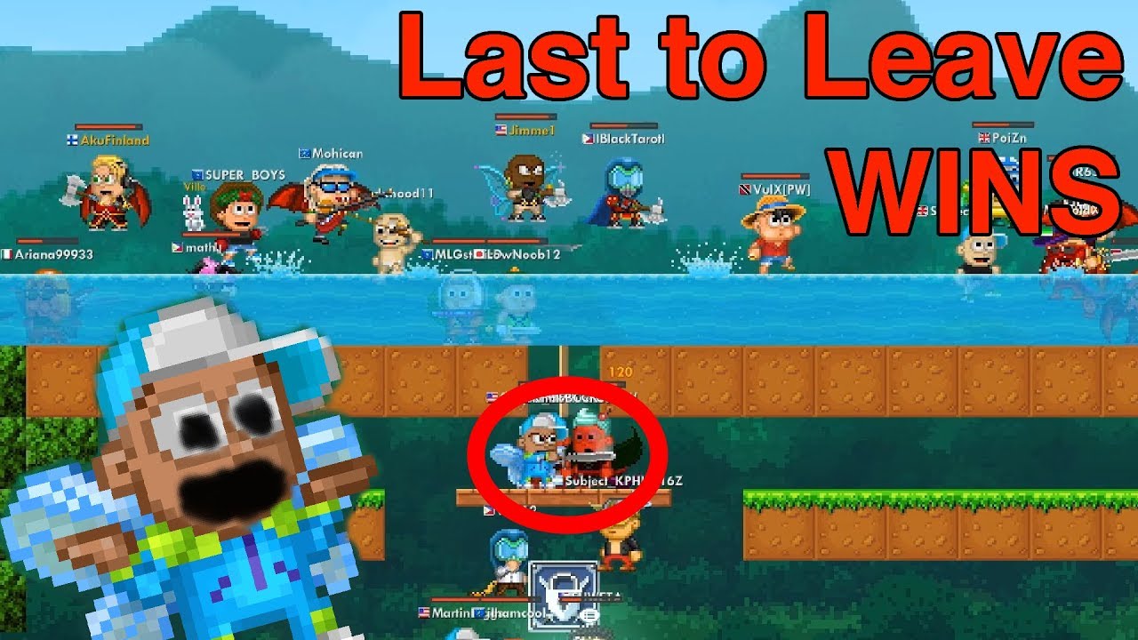 LAST ONE TO LEAVE WINS!