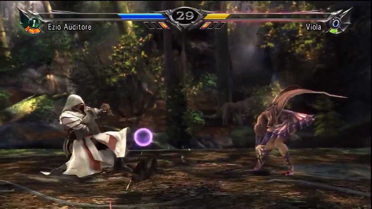 Soulcalibur V - PS3 / X360: Battle Replay 1 - Ezio Vs Viola