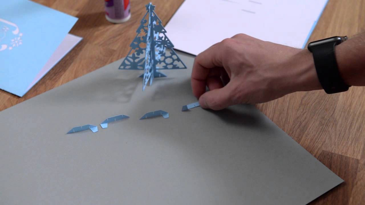 Tis The Season Pop Up Cards - Assembly Tutorial (For Cricut, Silhouette, and ScanNCut)